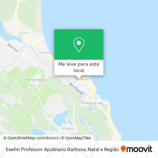 Eeefm Professor Apolinario Barbosa mapa