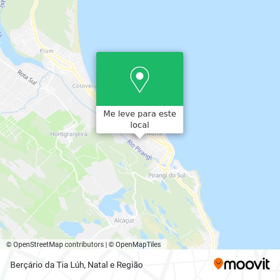 Berçário da Tia Lúh mapa