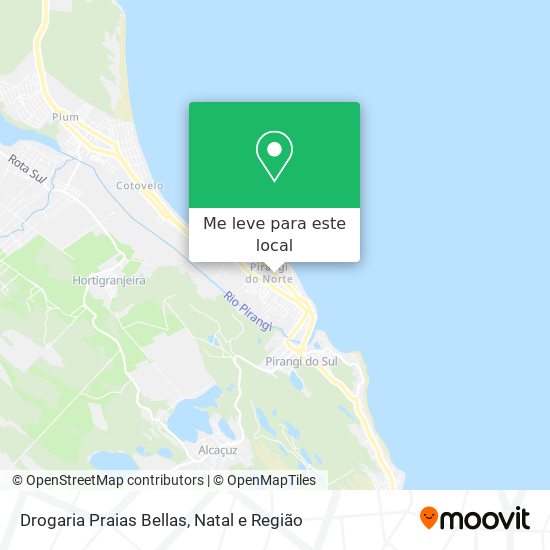 Drogaria Praias Bellas mapa