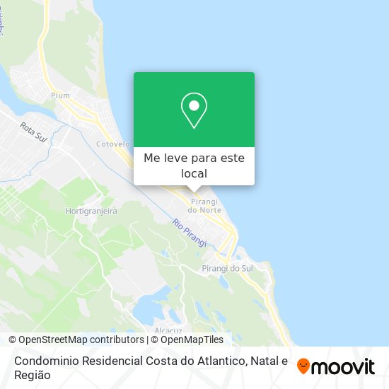 Condominio Residencial Costa do Atlantico mapa