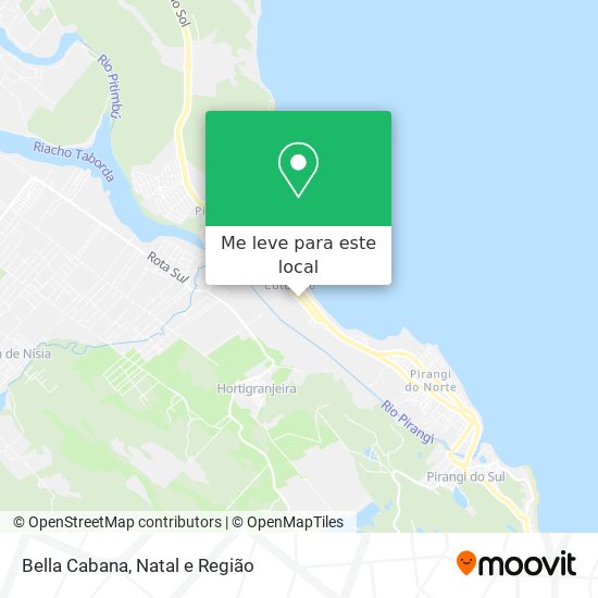 Bella Cabana mapa