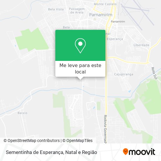 Sementinha de Esperança mapa