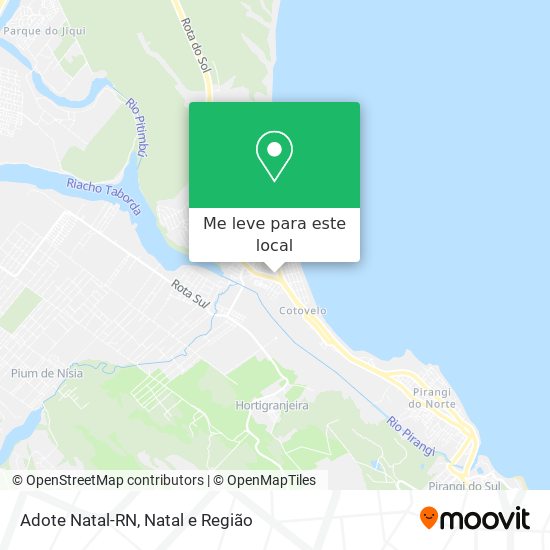 Adote Natal-RN mapa