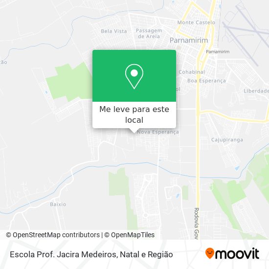 Escola Prof. Jacira Medeiros mapa