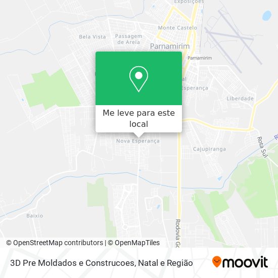 3D Pre Moldados e Construcoes mapa