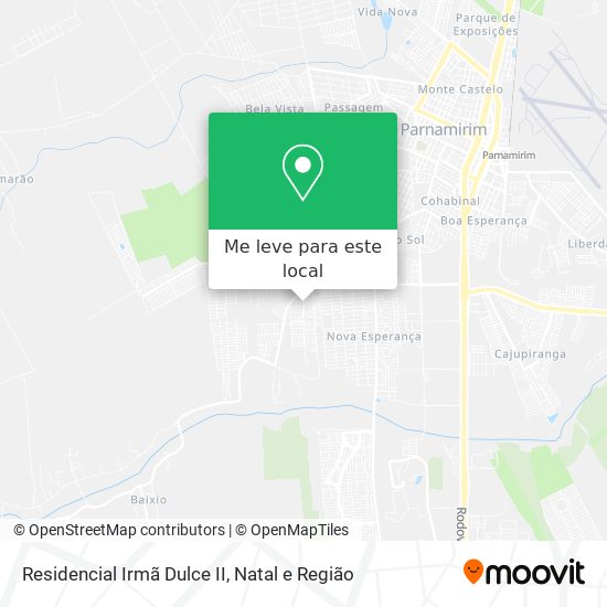Residencial Irmã Dulce II mapa