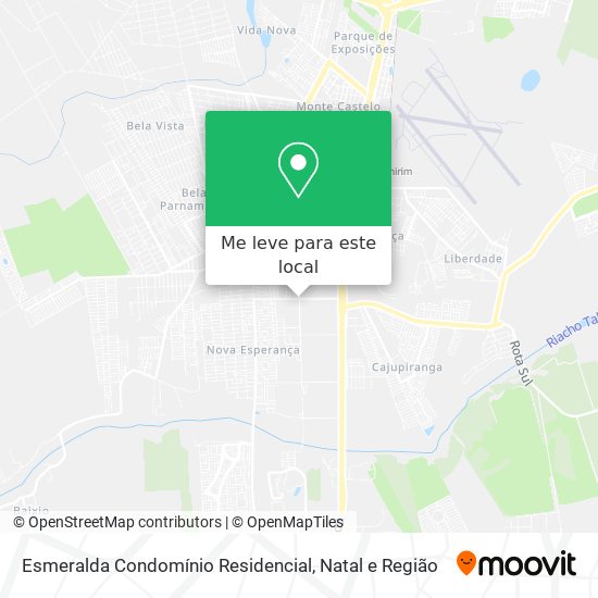 Esmeralda Condomínio Residencial mapa