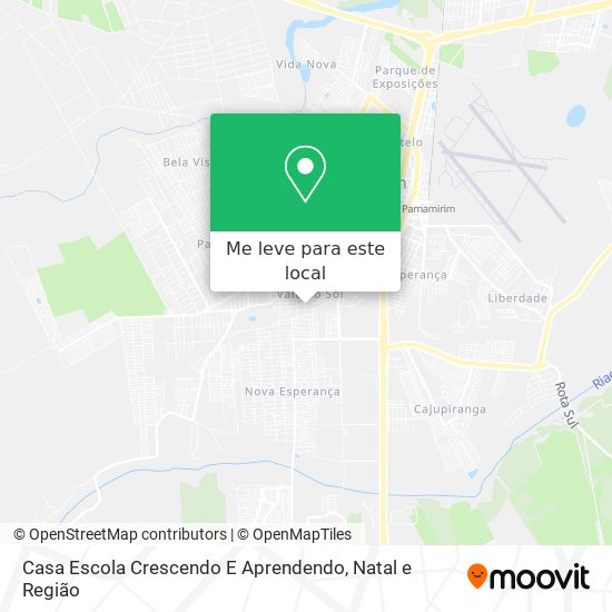 Casa Escola Crescendo E Aprendendo mapa