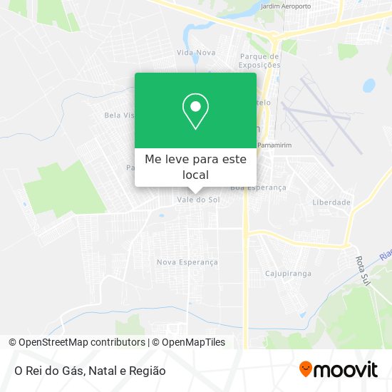 O Rei do Gás mapa