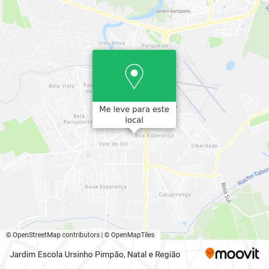 Jardim Escola Ursinho Pimpão mapa