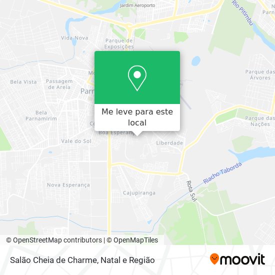 Salão Cheia de Charme mapa
