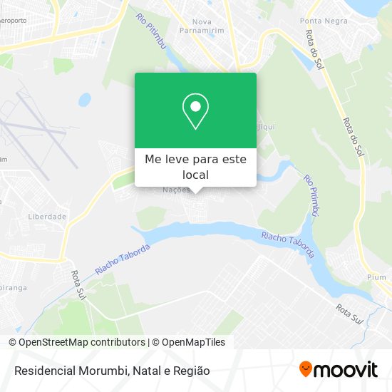 Residencial Morumbi mapa