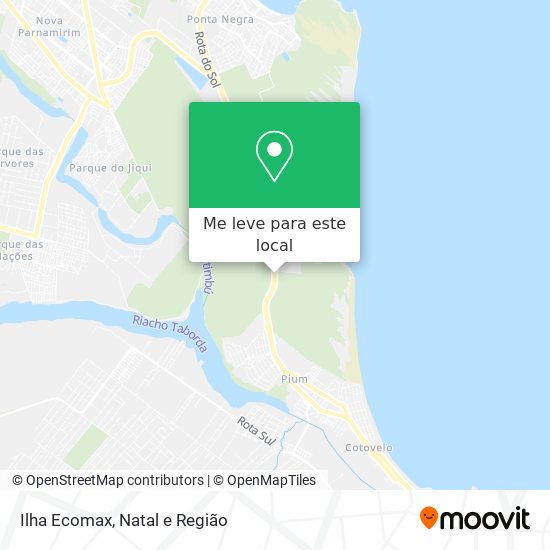 Ilha Ecomax mapa