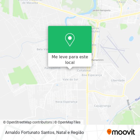 Arnaldo Fortunato Santos mapa