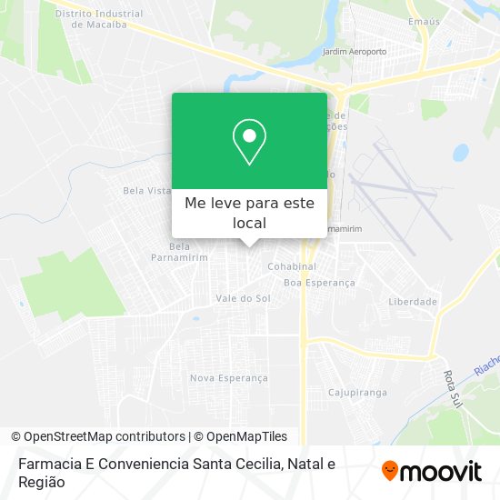 Farmacia E Conveniencia Santa Cecilia mapa