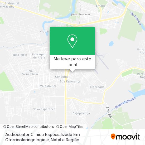 Audiocenter Clinica Especializada Em Otorrinolaringologia e mapa