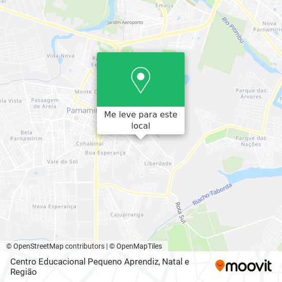 Centro Educacional Pequeno Aprendiz mapa