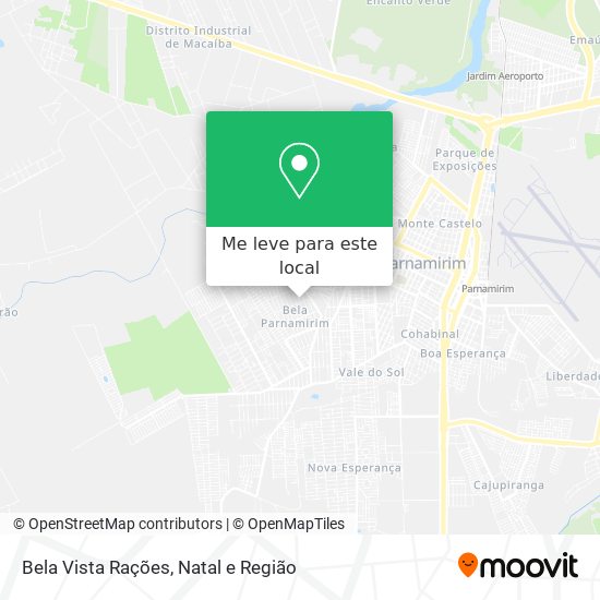 Bela Vista Rações mapa