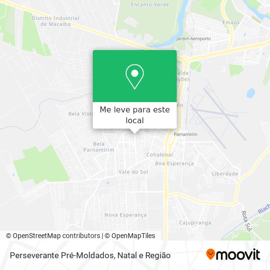 Perseverante Pré-Moldados mapa
