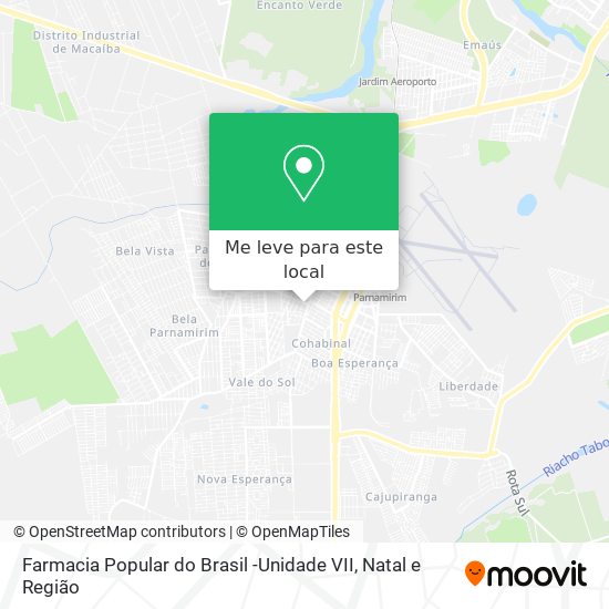 Farmacia Popular do Brasil -Unidade VII mapa