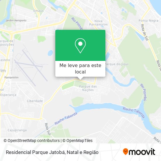 Residencial Parque Jatobá mapa
