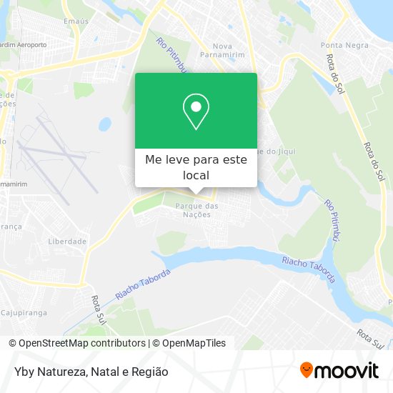 Yby Natureza mapa