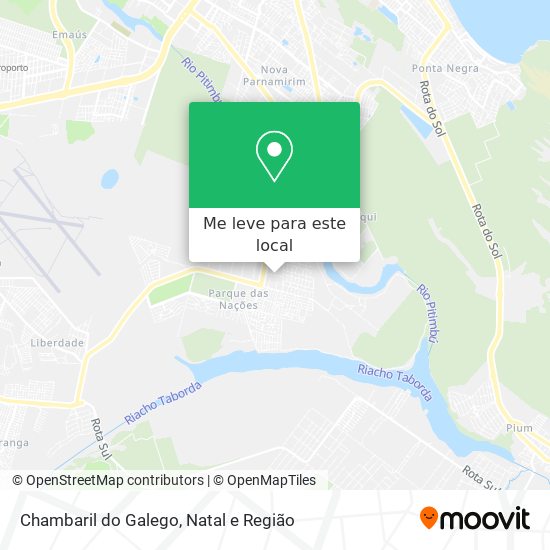Chambaril do Galego mapa