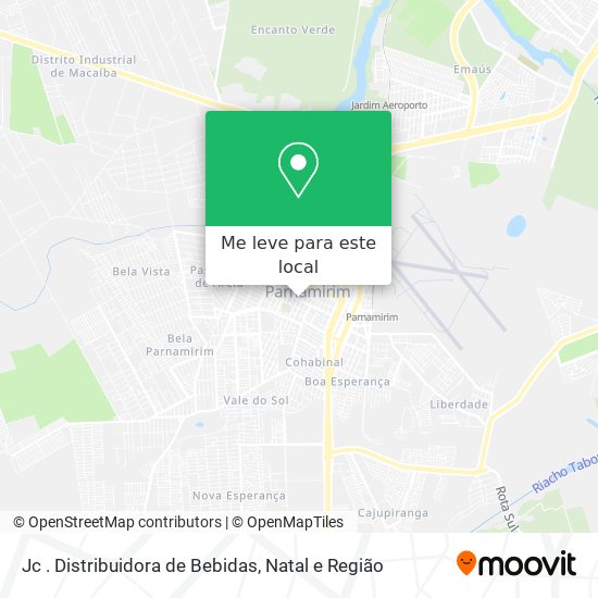 Jc . Distribuidora de Bebidas mapa
