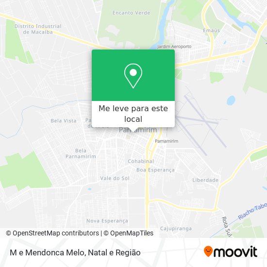 M e Mendonca Melo mapa