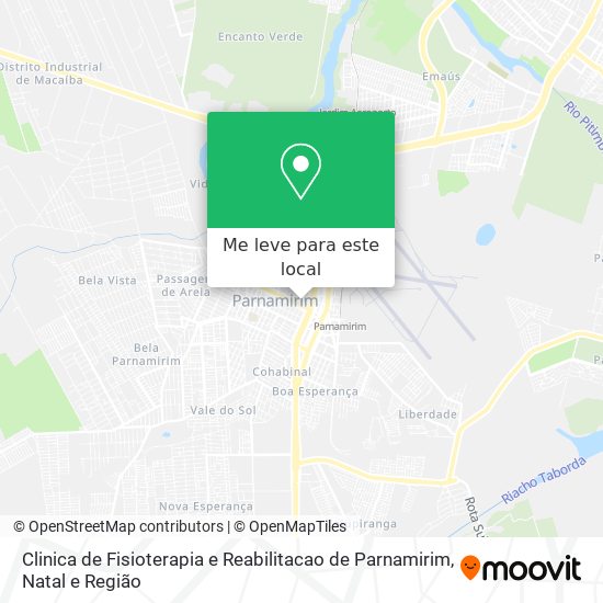 Clinica de Fisioterapia e Reabilitacao de Parnamirim mapa