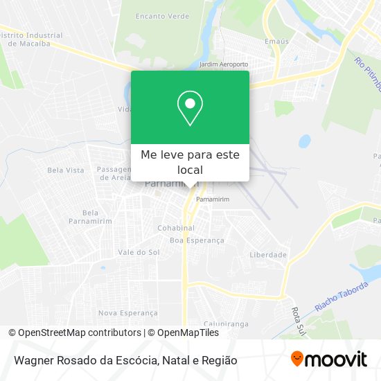 Wagner Rosado da Escócia mapa