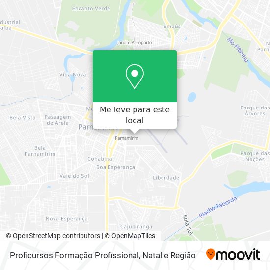 Proficursos Formação Profissional mapa