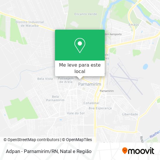 Adpan - Parnamirim/RN mapa