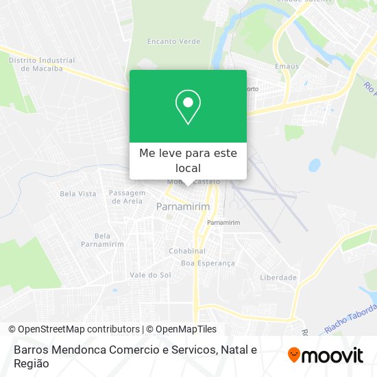 Barros Mendonca Comercio e Servicos mapa