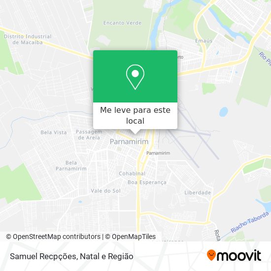 Samuel Recpções mapa