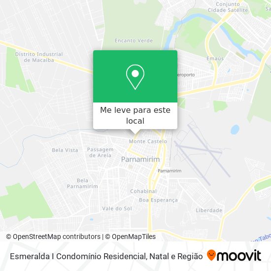 Esmeralda I Condomínio Residencial mapa