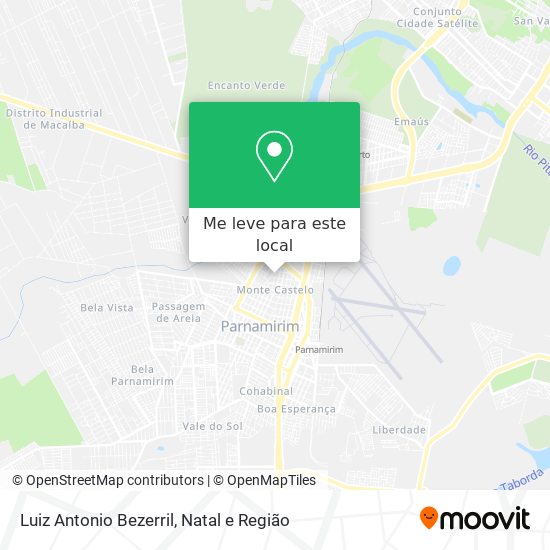 Luiz Antonio Bezerril mapa