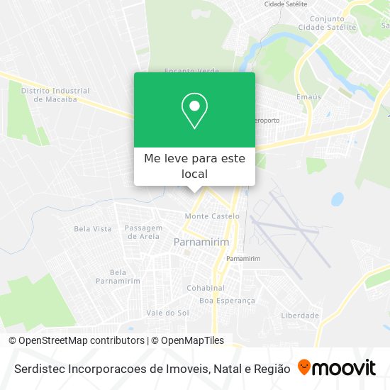 Serdistec Incorporacoes de Imoveis mapa