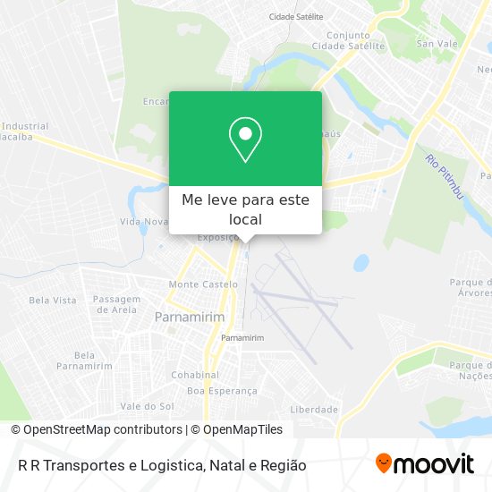 R R Transportes e Logistica mapa