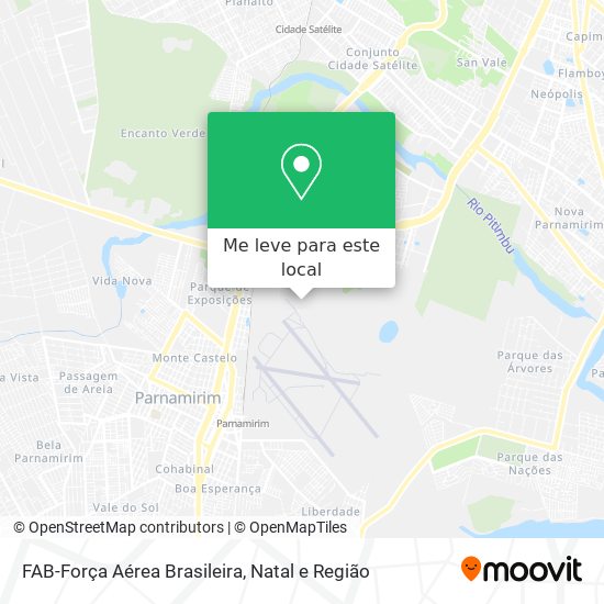 FAB-Força Aérea Brasileira mapa