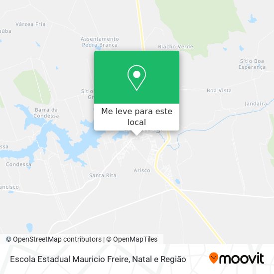Escola Estadual Mauricio Freire mapa