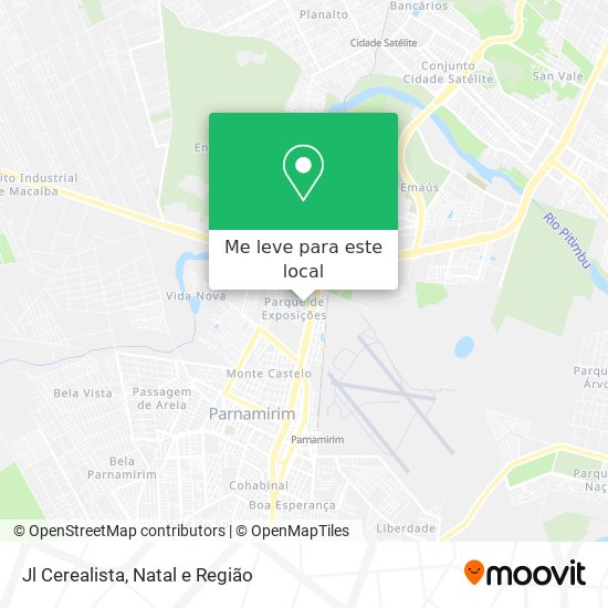Jl Cerealista mapa