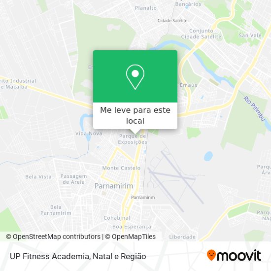 UP Fitness Academia mapa