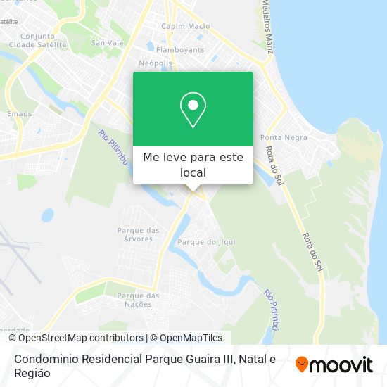 Condominio Residencial Parque Guaira III mapa