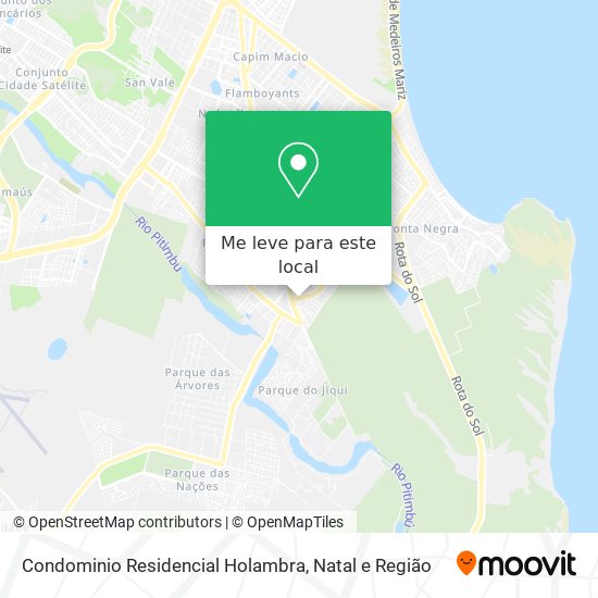 Condominio Residencial Holambra mapa