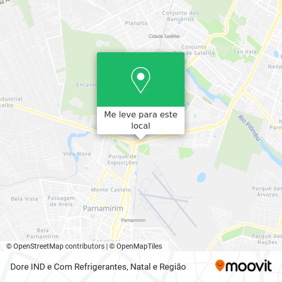 Dore IND e Com Refrigerantes mapa
