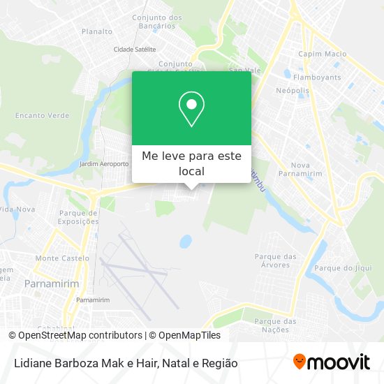 Lidiane Barboza Mak e Hair mapa
