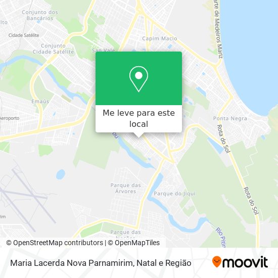 Maria Lacerda Nova Parnamirim mapa