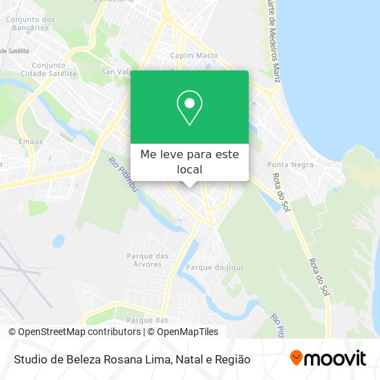 Studio de Beleza Rosana Lima mapa