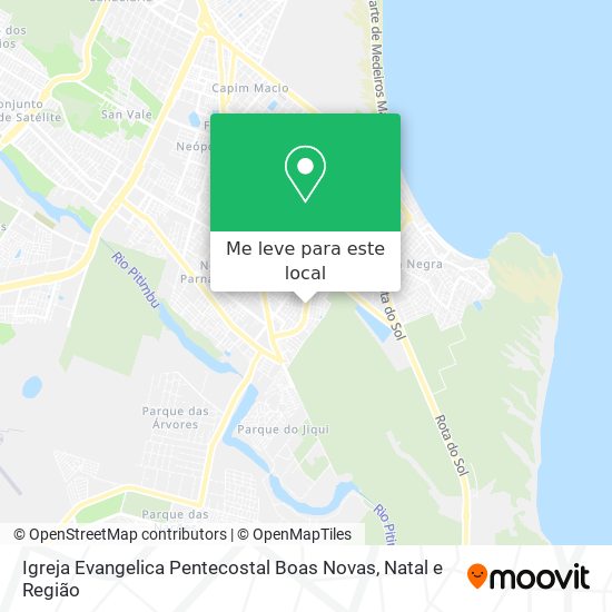 Igreja Evangelica Pentecostal Boas Novas mapa